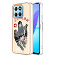 For Honor X8 5G / X6 4G Electroplating Marble Dual-side IMD Phone Case(Lucky Dog) - Honor Cases by PMC TechLife | Online Shopping South Africa | PMC TechLife | Buy Now Pay Later Mobicred