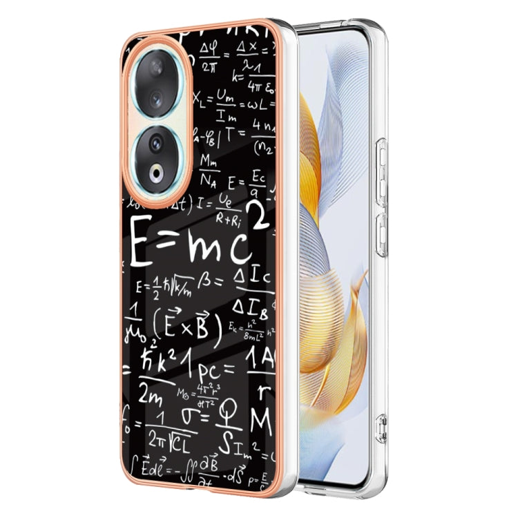 For Honor 90 5G Electroplating Marble Dual-side IMD Phone Case(Equation) - Honor Cases by PMC TechLife | Online Shopping South Africa | PMC TechLife | Buy Now Pay Later Mobicred