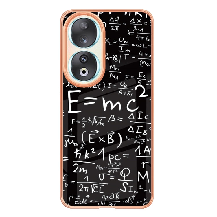 For Honor 90 5G Electroplating Marble Dual-side IMD Phone Case(Equation) - Honor Cases by PMC TechLife | Online Shopping South Africa | PMC TechLife | Buy Now Pay Later Mobicred
