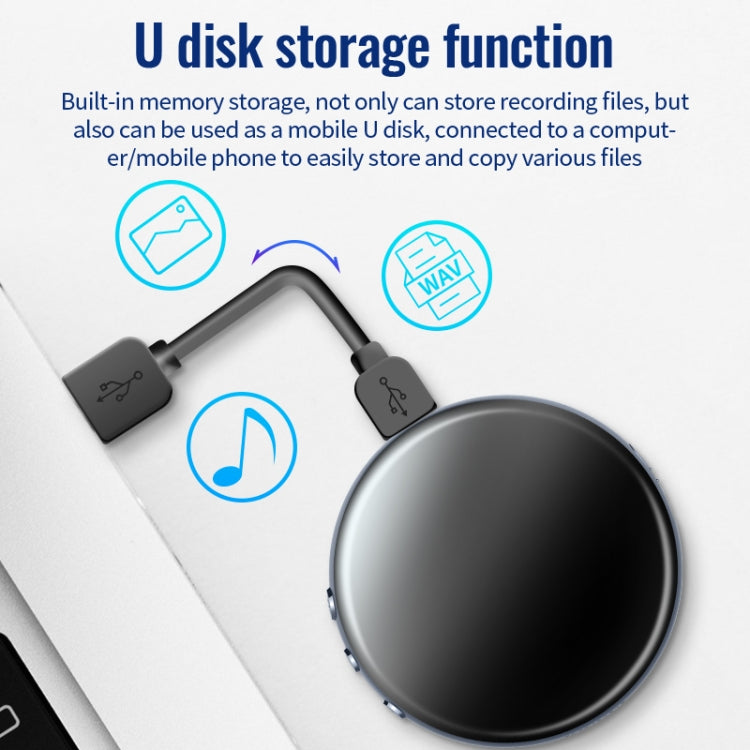 JNN M29 Portable Noise Reduction Smart Voice Control Magnetic Recorder, Memory:8GB - Recording Pen by JNN | Online Shopping South Africa | PMC TechLife | Buy Now Pay Later Mobicred