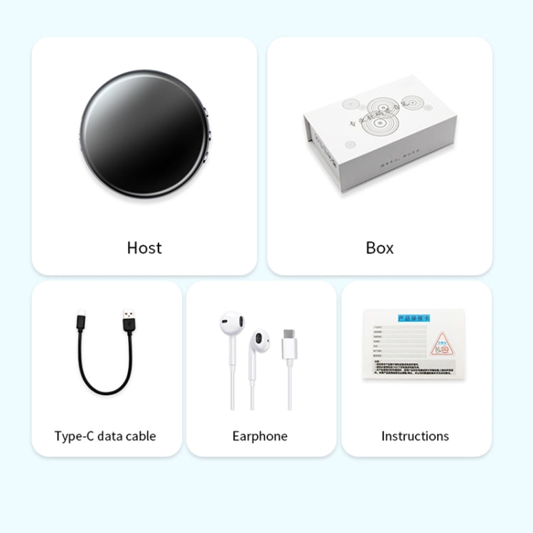 JNN M29 Portable Noise Reduction Smart Voice Control Magnetic Recorder, Memory:32GB