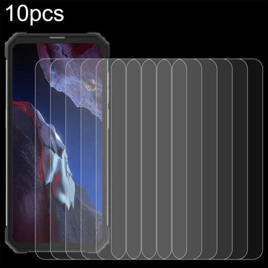 For Blackview BV8900 Pro 10pcs 0.26mm 9H 2.5D Tempered Glass Film - For Blackview by PMC Jewellery | Online Shopping South Africa | PMC Jewellery | Buy Now Pay Later Mobicred