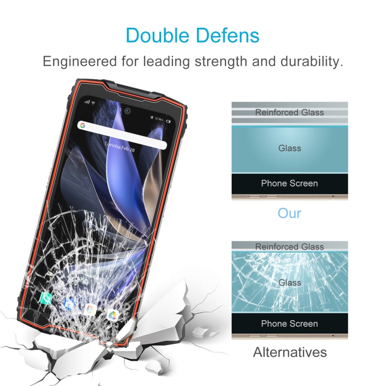For Blackview BV9300 Pro 10pcs 0.26mm 9H 2.5D Tempered Glass Film - For Blackview by PMC Jewellery | Online Shopping South Africa | PMC Jewellery | Buy Now Pay Later Mobicred