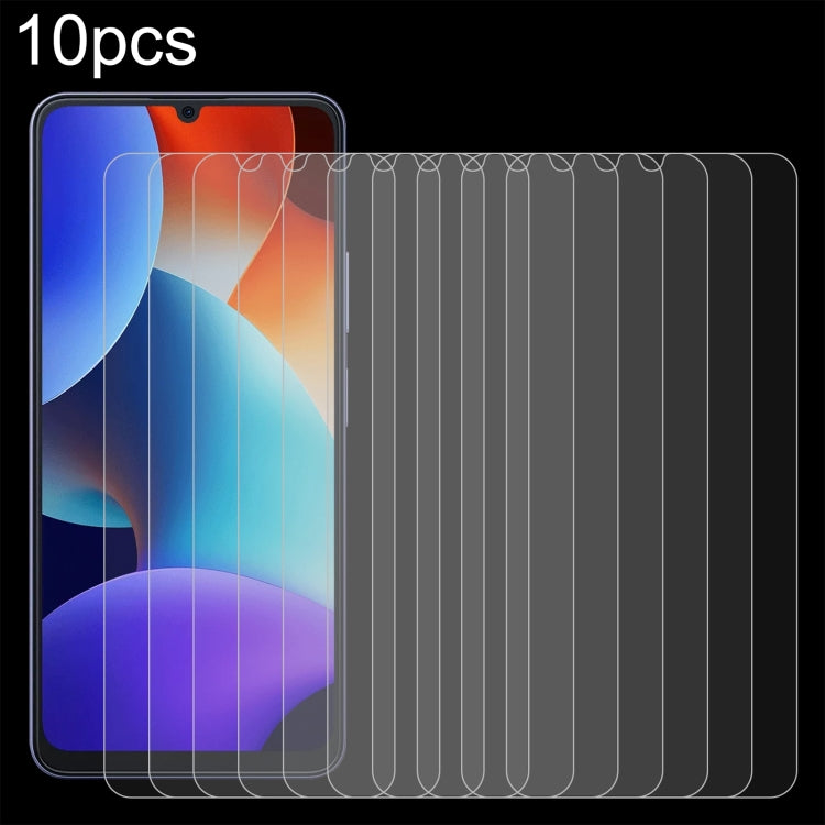 For Blackview COLOR 8 10pcs 0.26mm 9H 2.5D Tempered Glass Film - For Blackview by PMC TechLife | Online Shopping South Africa | PMC TechLife | Buy Now Pay Later Mobicred