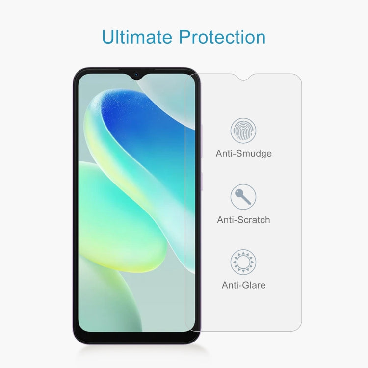 For Blackview Oscal Flat 1C 10pcs 0.26mm 9H 2.5D Tempered Glass Film