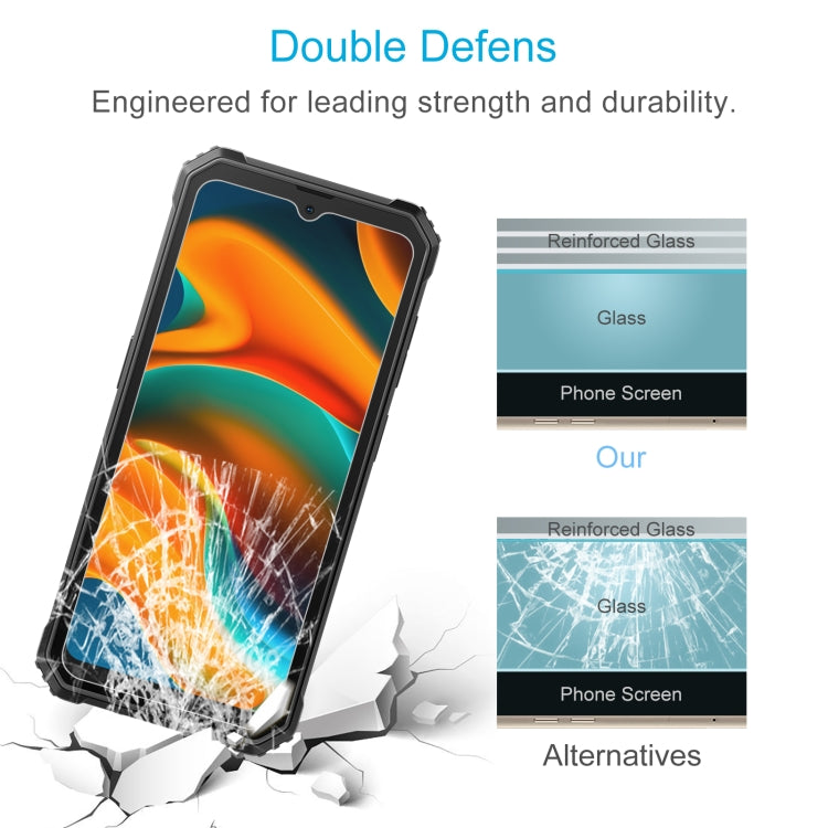 For Blackview BV4800 50pcs 0.26mm 9H 2.5D Tempered Glass Film