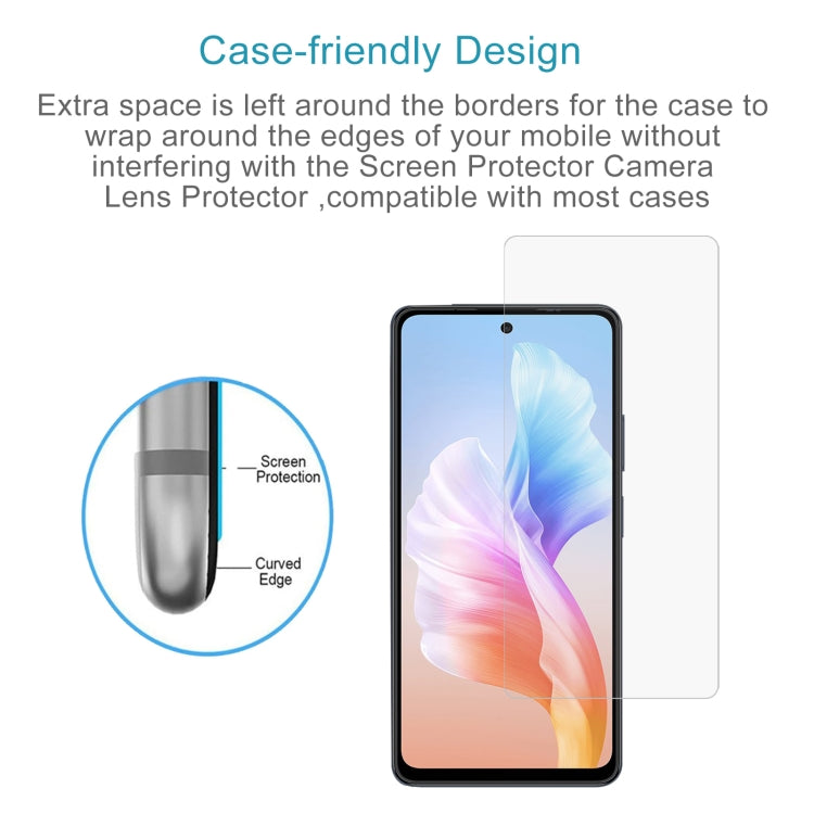 For Blackview Oscal Tiger 12 50pcs 0.26mm 9H 2.5D Tempered Glass Film