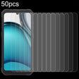 For Blackview BV5300 Plus 50pcs 0.26mm 9H 2.5D Tempered Glass Film - For Blackview by PMC TechLife | Online Shopping South Africa | PMC TechLife | Buy Now Pay Later Mobicred