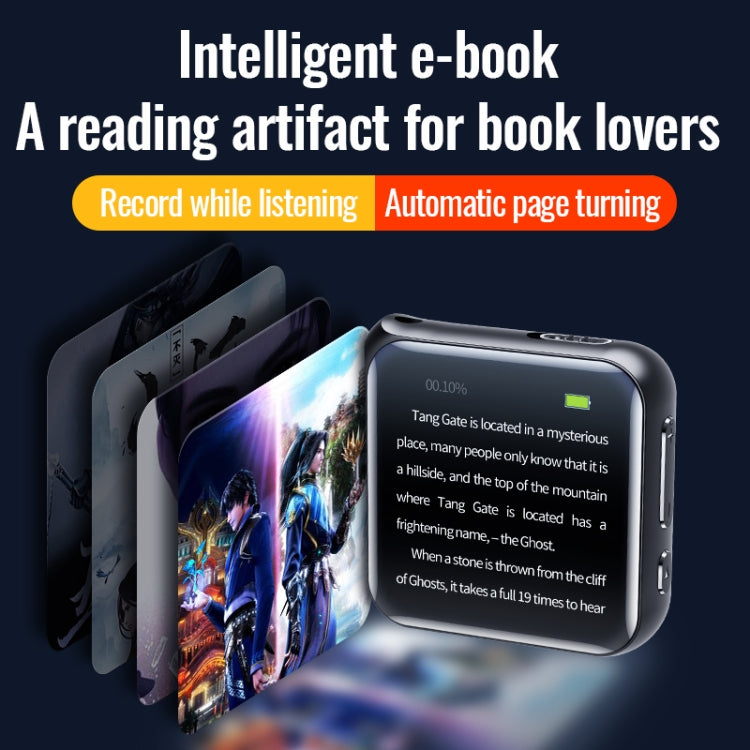 JNN M30 1.44 inch HD Screen Noise Reduction Control MP3 E-Book Player, Memory:8GB