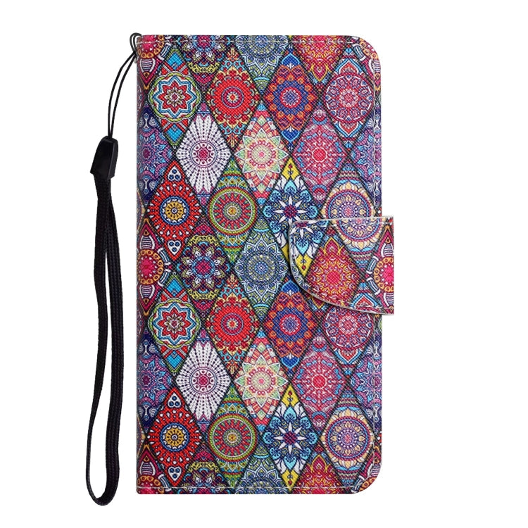 For iPhone 16 Plus 3D Colored Drawing Flip Leather Phone Case(Kaleidoscope) - iPhone 16 Plus Cases by PMC TechLife | Online Shopping South Africa | PMC TechLife | Buy Now Pay Later Mobicred