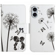 For iPhone 16 3D Colored Drawing Flip Leather Phone Case(Dandelions) - iPhone 16 Cases by PMC TechLife | Online Shopping South Africa | PMC TechLife | Buy Now Pay Later Mobicred