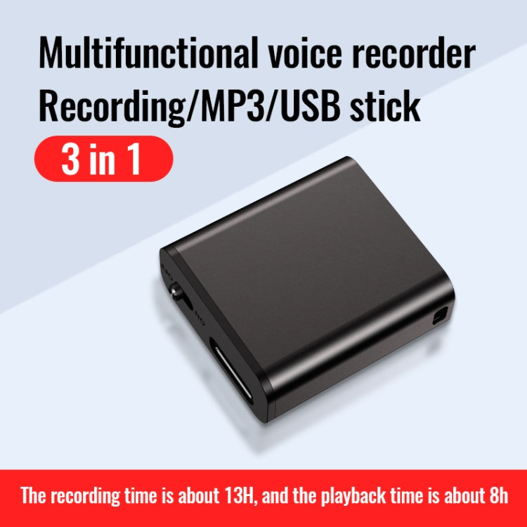 JNN Q8 Portable HD Noise Reduction Smart Voice Recorder, Memory:8GB - Recording Pen by JNN | Online Shopping South Africa | PMC TechLife | Buy Now Pay Later Mobicred