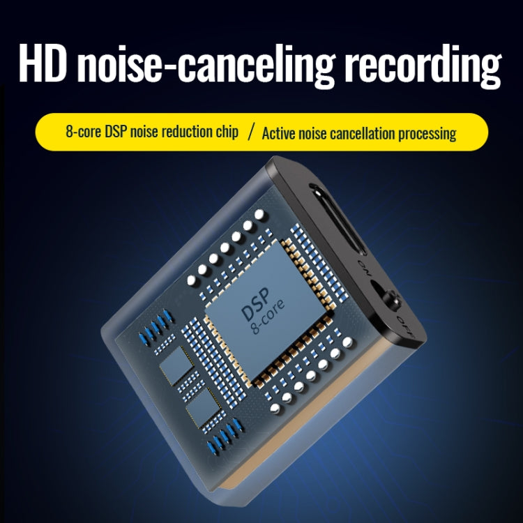 JNN Q8 Portable HD Noise Reduction Smart Voice Recorder, Memory:32GB