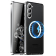 For Samsung Galaxy S25 5G MagSafe Magnetic Frosted Metal Phone Case(Silver) - free shipping - PMC Jewellery - Order now!