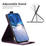 For Xiaomi Redmi 13C Diamond Lattice Vertical Flip Leather Phone Case(Dark Purple)