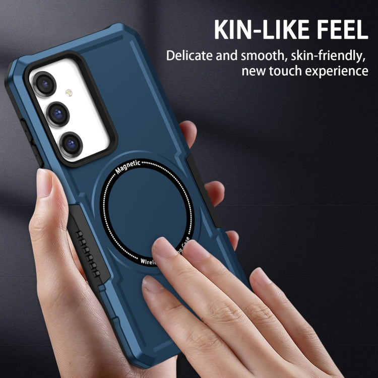 For Samsung Galaxy S23 FE MagSafe Shockproof Armor Phone Case(Dark Blue) - Galaxy S23 5G Cases by PMC TechLife | Online Shopping South Africa | PMC TechLife