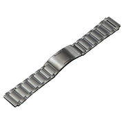For Huawei Watch 4 Pro/GT3/GT2 Porsche Ver 22mm Three Strains HW Buckle Titanium Steel Watch Band(Grey)
