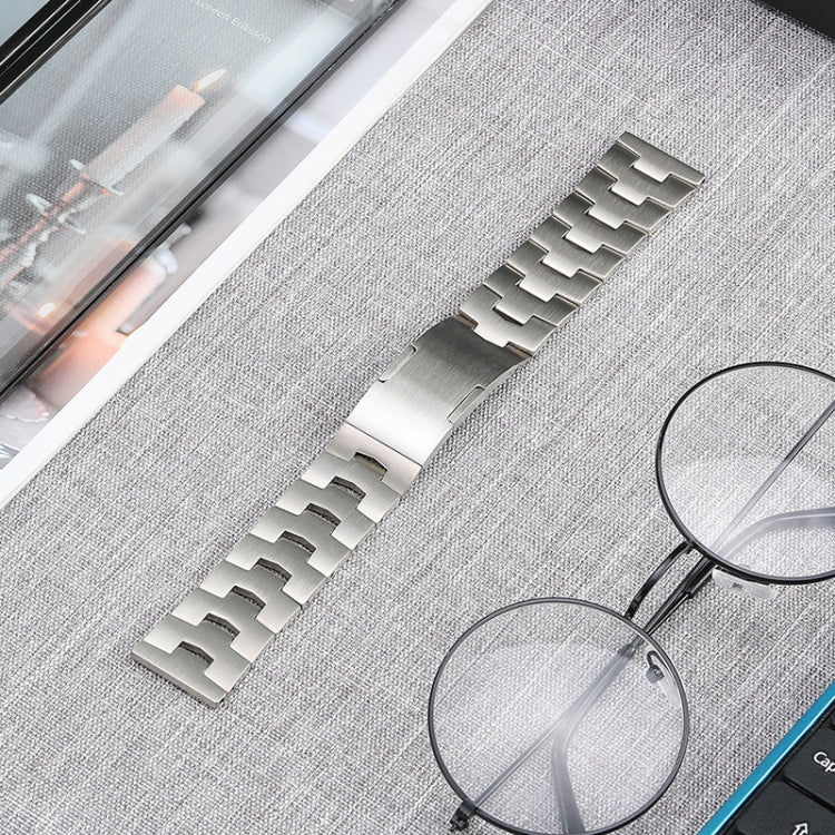 For Huawei Watch 3 Pro/GT3 SE/GT2 Pro 22mm Original Buckle Titanium Steel Watch Band(Silver) - Watch Bands by PMC TechLife | Online Shopping South Africa | PMC TechLife