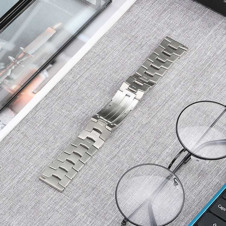 For Huawei Watch 3 Pro/GT3 SE/GT2 Pro 22mm Original Buckle Titanium Steel Watch Band(Silver) - Watch Bands by PMC TechLife | Online Shopping South Africa | PMC TechLife