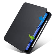 For iPad Air 11 2025 / 2024 Acrylic 360 Rotation Detachable Leather Tablet Case(Black)
