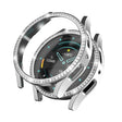 For Samsung Galaxy Watch 6 40mm Diamond Hollow PC Watch Protective Case(Silver) - Watch Cases by PMC TechLife | Online Shopping South Africa | PMC TechLife | Buy Now Pay Later Mobicred