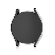 For Samsung Galaxy Watch 6 40mm Diamond Hollow PC Watch Protective Case(Silver)