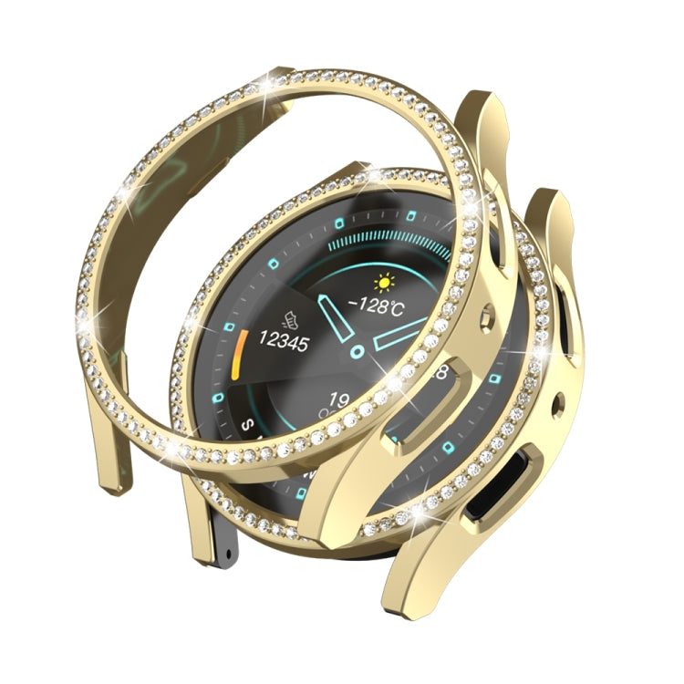 For Samsung Galaxy Watch 6 44mm Diamond Hollow PC Watch Protective Case(Gold) - free shipping - PMC TechLife - Order now!