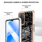 For OPPO A55 5G / A53s 5G / A54 4G Electroplating Marble Dual-side IMD Phone Case(Equation)