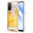 For OPPO A55 5G / A53s 5G / A54 4G Electroplating Marble Dual-side IMD Phone Case(Draft Beer) - OPPO Cases by PMC TechLife | Online Shopping South Africa | PMC TechLife | Buy Now Pay Later Mobicred