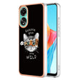 For OPPO A78 4G Electroplating Marble Dual-side IMD Phone Case(Natural Growth) - OPPO Cases by PMC TechLife | Online Shopping South Africa | PMC TechLife | Buy Now Pay Later Mobicred