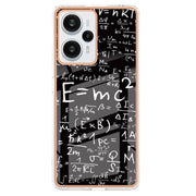 For Xiaomi Poco F5 / Redmi Note 12 Turbo Electroplating Marble Dual-side IMD Phone Case(Equation)