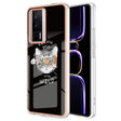 For Xiaomi Poco F5 Pro 5G / Redmi K60 Electroplating Marble Dual-side IMD Phone Case(Natural Growth) - Xiaomi Cases by PMC TechLife | Online Shopping South Africa | PMC TechLife | Buy Now Pay Later Mobicred