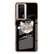 For Xiaomi Poco F5 Pro 5G / Redmi K60 Electroplating Marble Dual-side IMD Phone Case(Natural Growth)