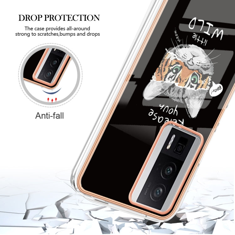 For Xiaomi Poco F5 Pro 5G / Redmi K60 Electroplating Marble Dual-side IMD Phone Case(Natural Growth) - Xiaomi Cases by PMC TechLife | Online Shopping South Africa | PMC TechLife | Buy Now Pay Later Mobicred