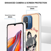 For Xiaomi Redmi 12C / 11A 4G Electroplating Marble Dual-side IMD Phone Case(Lucky Dog)