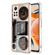 For Xiaomi Redmi Note 12 Pro 4G Global Electroplating Marble Dual-side IMD Phone Case(Retro Radio) - Xiaomi Cases by PMC TechLife | Online Shopping South Africa | PMC TechLife | Buy Now Pay Later Mobicred