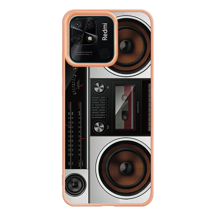 For Xiaomi Redmi 10C Electroplating Marble Dual-side IMD Phone Case(Retro Radio) - free shipping - PMC TechLife - Order now!