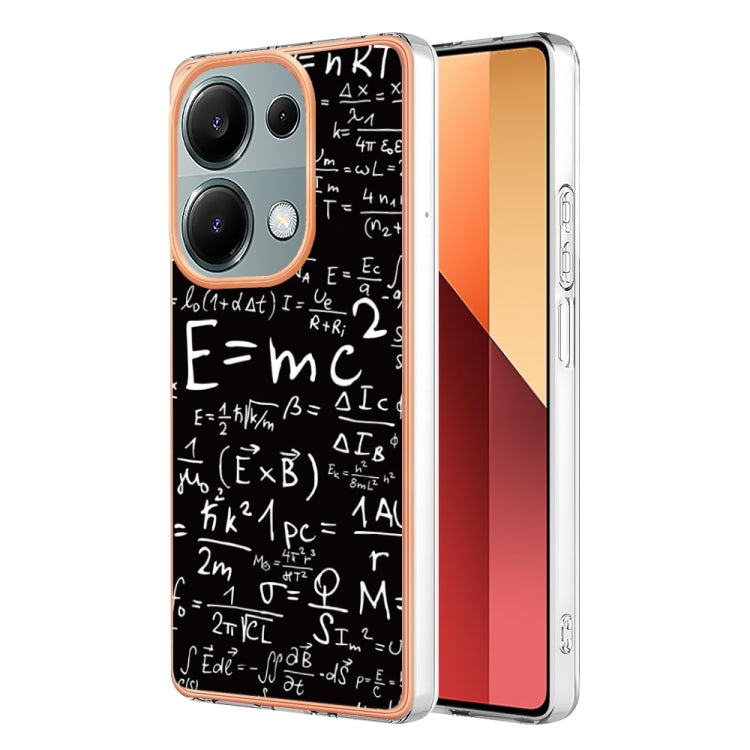 For Xiaomi Redmi Note 13 Pro 4G/Poco M6 Pro 4G Electroplating Marble Dual-side IMD Phone Case(Equation) - Note 13 Pro Cases by PMC TechLife | Online Shopping South Africa | PMC TechLife | Buy Now Pay Later Mobicred