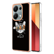 For Xiaomi Redmi Note 13 Pro 4G/Poco M6 Pro 4G Electroplating Marble Dual-side IMD Phone Case(Natural Growth)