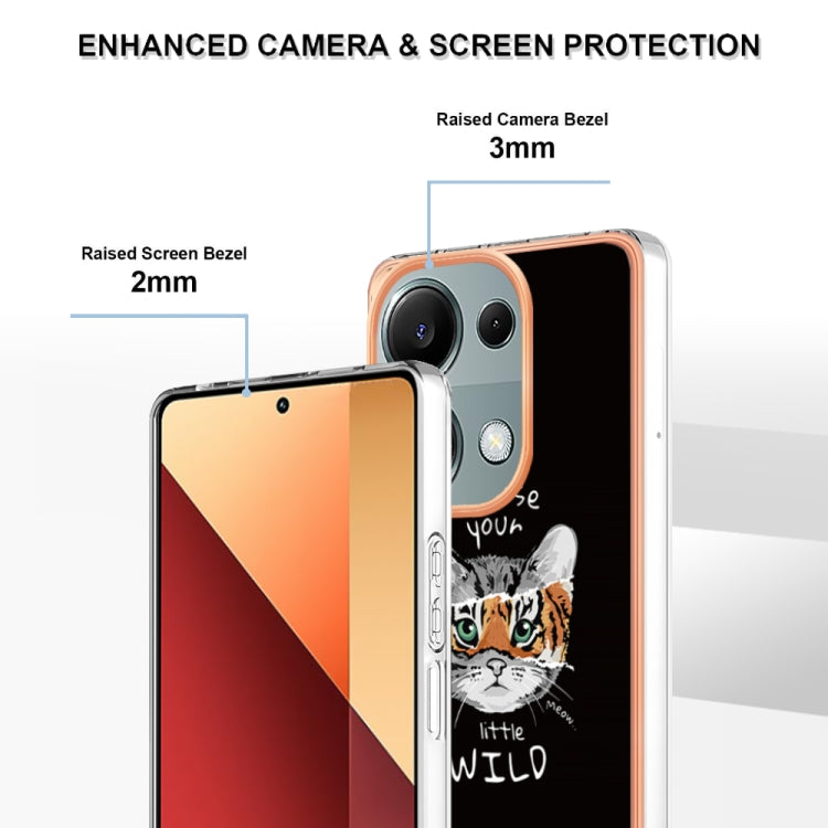 For Xiaomi Redmi Note 13 Pro 4G/Poco M6 Pro 4G Electroplating Marble Dual-side IMD Phone Case(Natural Growth)