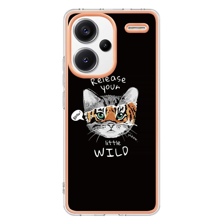 For Xiaomi Redmi Note 13 Pro+ 5G Electroplating Marble Dual-side IMD Phone Case(Natural Growth) - Note 13 Pro+ Cases by PMC TechLife | Online Shopping South Africa | PMC TechLife | Buy Now Pay Later Mobicred