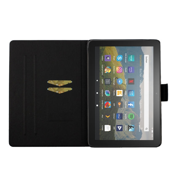 For Amazon Kindle Fire Max 11 Colored Drawing Smart Leather Tablet Case(Starry Sky Tree)