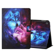For Amazon Kindle Fire Max 11 Colored Drawing Smart Leather Tablet Case(Wolf) - Amazon by PMC TechLife | Online Shopping South Africa | PMC TechLife | Buy Now Pay Later Mobicred