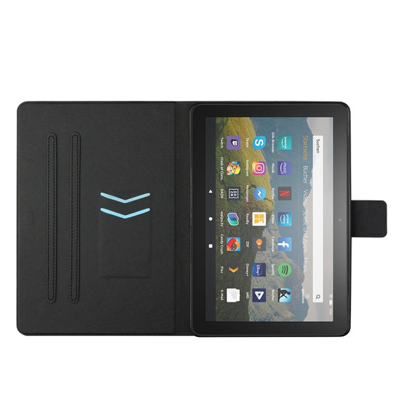 For Amazon Kindle Fire Max 11 Colored Drawing Smart Leather Tablet Case(Butterfly Cat)