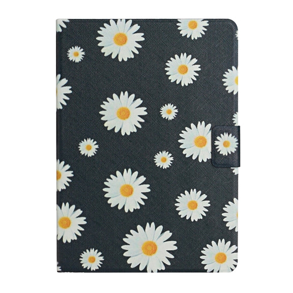 For Amazon Kindle Fire Max 11 Colored Drawing Flower Smart Leather Tablet Case(Little Daisy)
