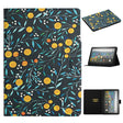 For Amazon Kindle Fire Max 11 Colored Drawing Flower Smart Leather Tablet Case(Yellow Fruit) - Amazon by PMC TechLife | Online Shopping South Africa | PMC TechLife | Buy Now Pay Later Mobicred
