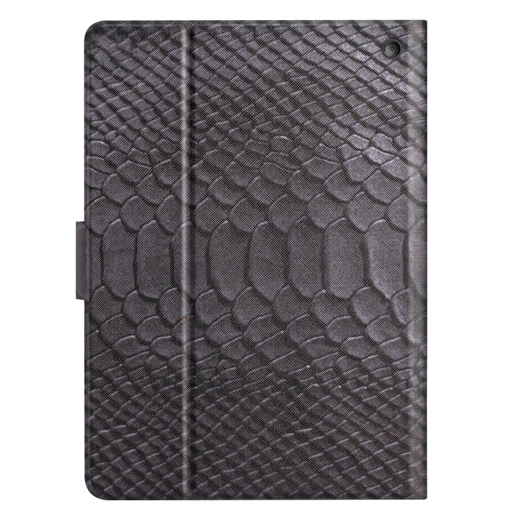 For Amazon Kindle Fire Max 11 Crocodile Texture Smart Leather Tablet Case(Black)