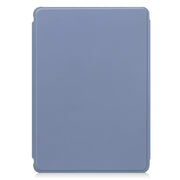 For Samsung Galaxy Tab S9+ 360 Rotation Transparent Smart Leather Case with Keyboard(Lavender)
