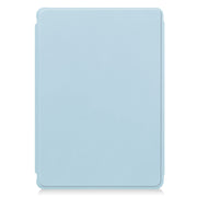 For Samsung Galaxy Tab S9 FE+ / S10+ 360 Rotation Transparent Smart Leather Case(Sky Blue)