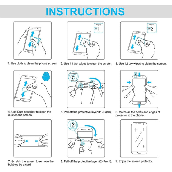 For Samsung Galaxy Tab S9+ Full Screen HD PET Screen Protector